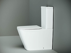 Чаша унитаза напольного Ceramicanova CUBIC с сиденьем микролифт CN1803-B