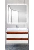 База под раковину Belbagno AURORA подвесная 80 AURORA-800-2C-SO-BL Bianco Lucido