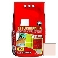 Затирка Litokol цементная Litochrom 1-6 C.70 Светло-Розовый 2кг