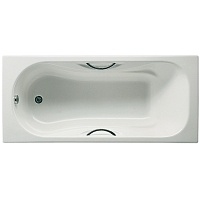 Чугунная ванна Roca Malibu 1500х750 с отверстиями для ручек 2315G000R