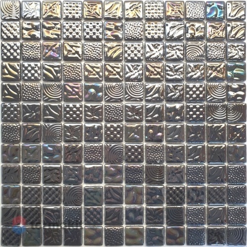 Стеклянная мозаика Natural Steppa STP-GR001-L (2,5х2,5) 31,7х31,7