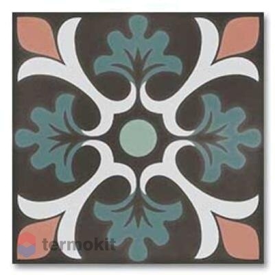 Керамогранит DNA Tiles Sync Clover Blue 15x15