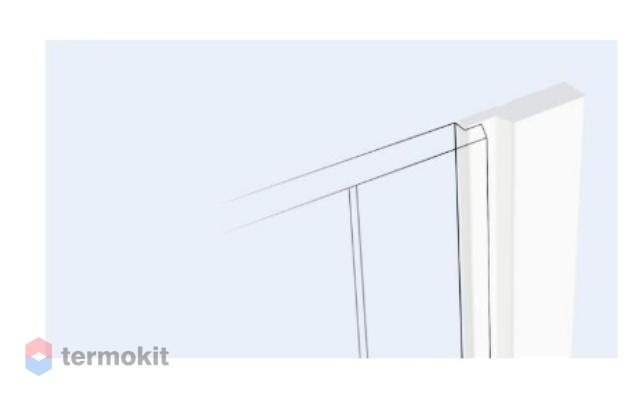 Финишный молдинг HiWood LF124B NP белый