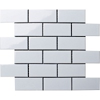 Керамическая Мозаика Starmosaic Brick White Glossy (A1001G) 28,8х29,4х4,5