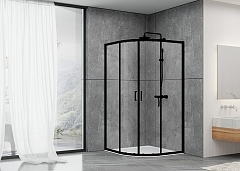 Душевой уголок ABBER Schwarzer Diamant 1900x900x900 черный AG01090B