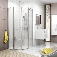 Душевой уголок Ravak Chrome CSKK4 1950x900x900 белый 3Q170100Z1