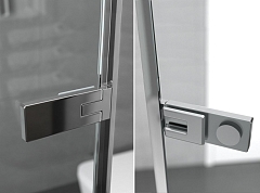 Душевой уголок Ambassador Abner 2000x1000x1000 хром правый 10011102R