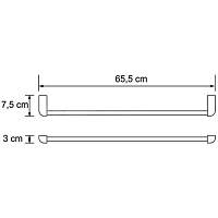 Полотенцедержатель WasserKRAFT Kammel K-8330WHITE УЦЕНЕННЫЙ