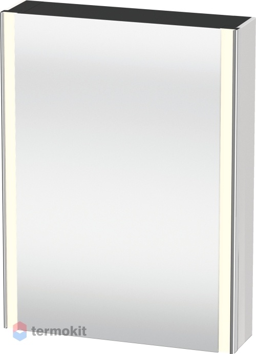 Зеркальный шкаф Duravit XSquare 60 с подсветкой белый XS7111L2222