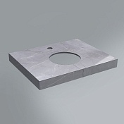 Столешница Риальто Kerama Marazzi Canaletto 60х48 CN60.SG560702R серый лаппаированный
