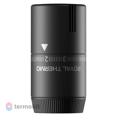 Royal Thermo Термоголовка жидкостная Design М30х1,5 (черный)