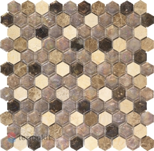 Стеклянная Мозаика Dune Mosaico 187116 Melina D895 29x30