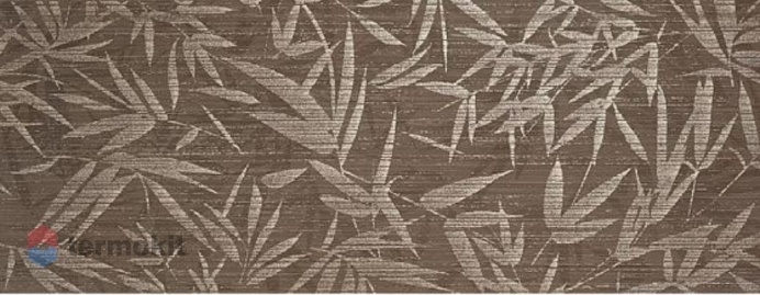 Керамическая плитка La Platera Shui Brown Leaves настенная 35x90