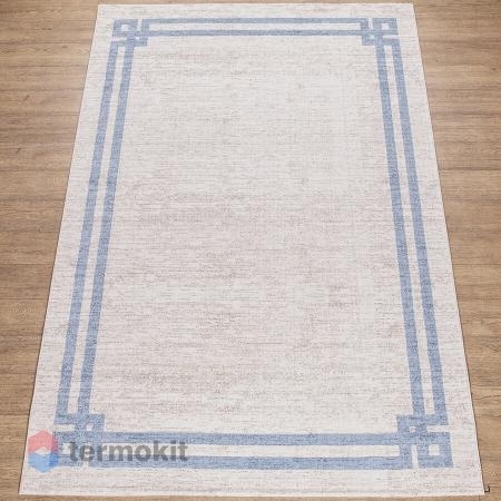 Ковёр Kitroom Kalahari 120x180 прямоугольный бежевый/голубой W9739