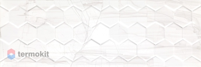 Керамическая плитка Ceramika Konskie Brennerro White Hexagon Rett настенная 25x75