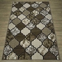 Ковёр Kitroom Шенилл 150x230 прямоугольный коричневый/бежевый 28008
