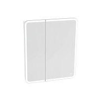 Зеркальный шкаф Grossman Адель 70 подвесной с подсветкой белый 207004
