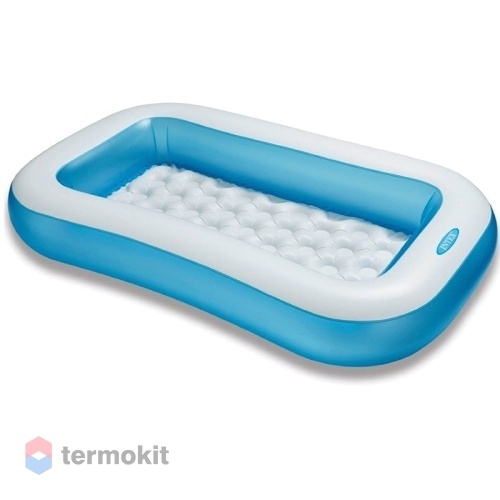 Бассейн надувной прямоугольный Intex, 166х100х28 см, 57403NP
