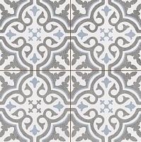 Керамическая плитка Kerlife Hydraulic Grace Ocean напольная 45x45