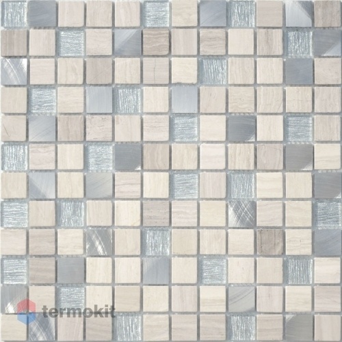 Мозаика Caramelle Mosaic Silk Way Silver Flax (2,3x2,3) 29,8x29,8