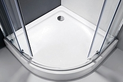 Душевой уголок Cezares Molveno 1950x1000x800 (рифленое стекло) хром MOLVENO-RH-2-100/80-P-Cr