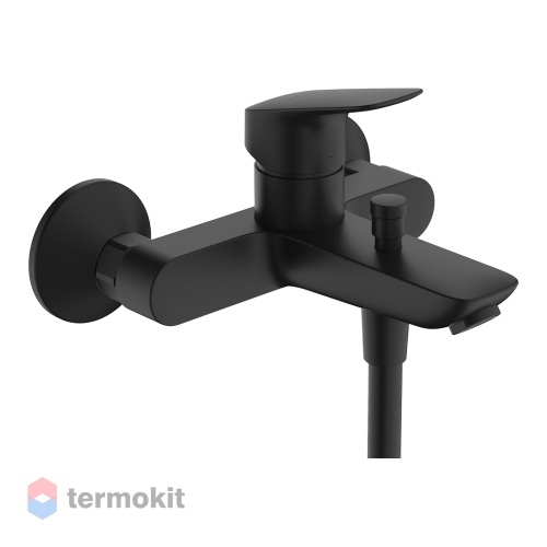 Смеситель для ванны и душа Hansgrohe Logis черный матовый 71400670