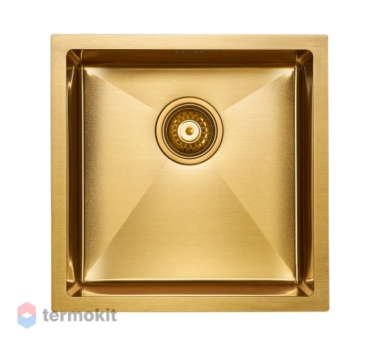 Мойка для кухни Paulmark Gerberg брашированное золото PM254444-BG