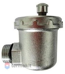 Kromwell Автоматический воздухоотводчик 1/2" угловой универсальный
