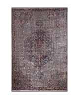 Ковёр Merinos Belize 80x150 прямоугольный бордовый/бежевый/синий O0474