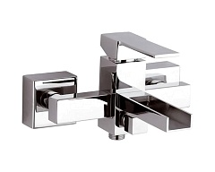Смеситель для ванны и душа Remer Qubika Cascata Хром QC05