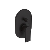 Встраиваемый смеситель для ванны и душа Hansgrohe Vernis черный матовый 71458670