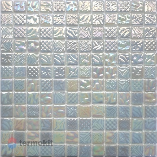 Стеклянная мозаика Natural Steppa STP-WH005-L (2,5х2,5) 31,7х31,7
