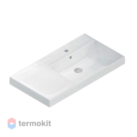 Раковина мебельная Kerama Marazzi CUBO 90 правая белый глянец CU.wb.90rh