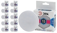 Лампа светодиодная ЭРА LED GX-15W-840-GX53 диод, таблетка, 15Вт, нейтр, GX53, 10 шт