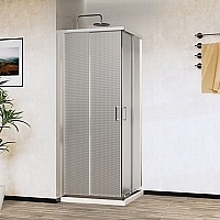 Душевой уголок Vincea City 1950x1000x800 (текстурное стекло) хром VSS-5CT8010MT