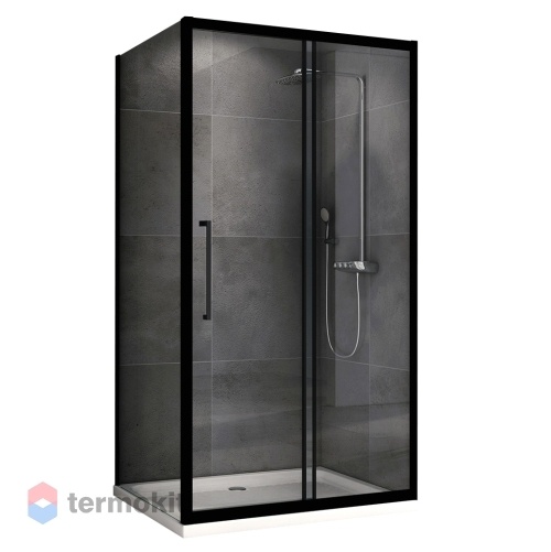 Душевой уголок ABBER Schwarzer Diamant 1950x1400x800 черный AG30140BH-S80B