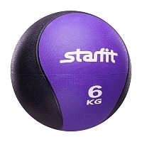 Медбол Starfit Pro GB-702, 6 кг, фиолетовый