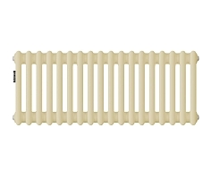 Стальной трубчатый радиатор Kohr Heim 3030/18 секций с боковым подключением 3/4 RAL1015