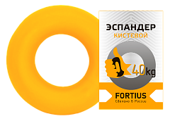 Эспандер-кольцо Fortius H180701-40MY, 40 кг, желтый