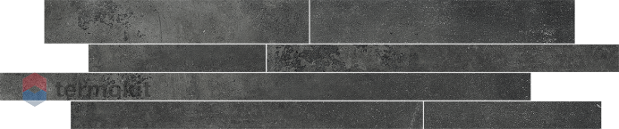 Керамическая плитка Laparet Ferry мозаика графитовый 14,4х69