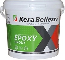 Затирка KeraBellezza Epoxy Grout эпоксидная под колеровку (1 кг ведро)