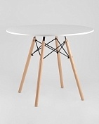 Стол EAMES DSW D90 900х740 белый