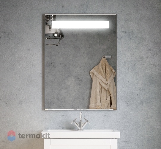 Зеркало Corozo Альпина 60 с подсветкой белый SD-00001230