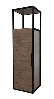 Шкаф-колонна Grossman Лофт 40 напольный/подвесной веллингтон/черный 304001