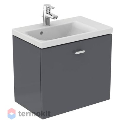 Тумба под раковину Ideal Standard CONNECT SPACE 59 подвесная правый серый E0315KR