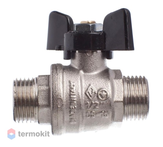 Кран шаровой Bugatti 1/2" HH (бабочка) серия Oregon 03270022