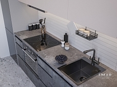 Мойка для кухни EMAR PVD черный EMB-128A PVD Nano Dark