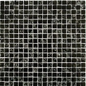 Стеклянная Мозаика Bonaparte Strike Black (8x15x15) 30x30
