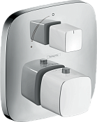 Встраиваемый термостат Hansgrohe PuraVida с запорным вентилем 15775400