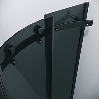 Душевой уголок Grossman Classic 1950x1000x1000 (тонированное стекло) черный матовый 301.K33.04.1010.21.10